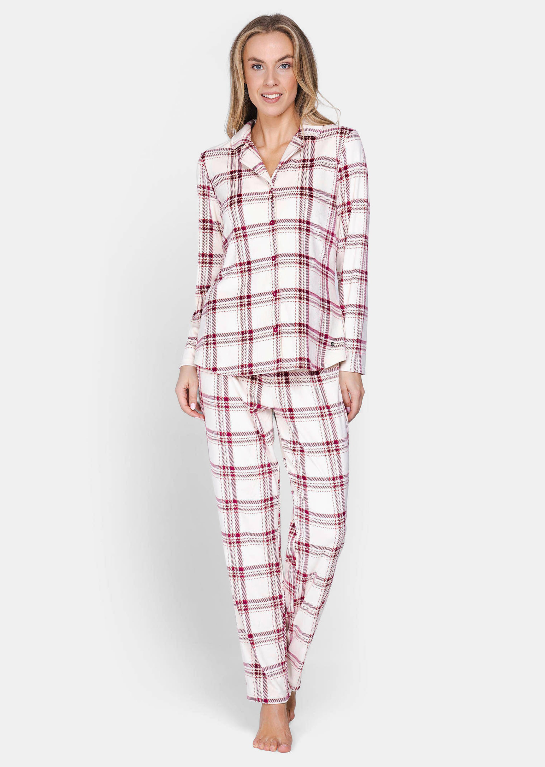 Pyjama aus Flanell im Karodessin