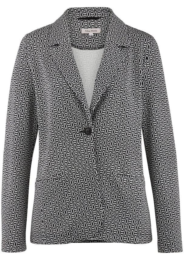 Blazer mit grafischem Print 5