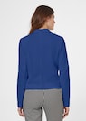 Trendy short-cut blazer in jersey with structured sections thumbnail 3