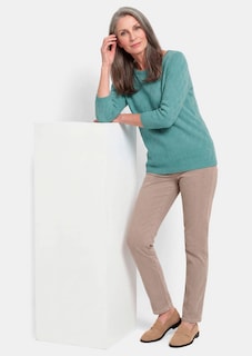 Pullover aus Baumwolle mit 3/4-Ärmeln thumbnail 3