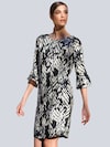 Kleid mit grafischem Druck thumbnail 5