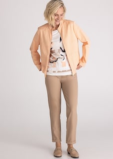 Jersey-Shirt mit paspeliertem U-Boot-Ausschnitt thumbnail 2