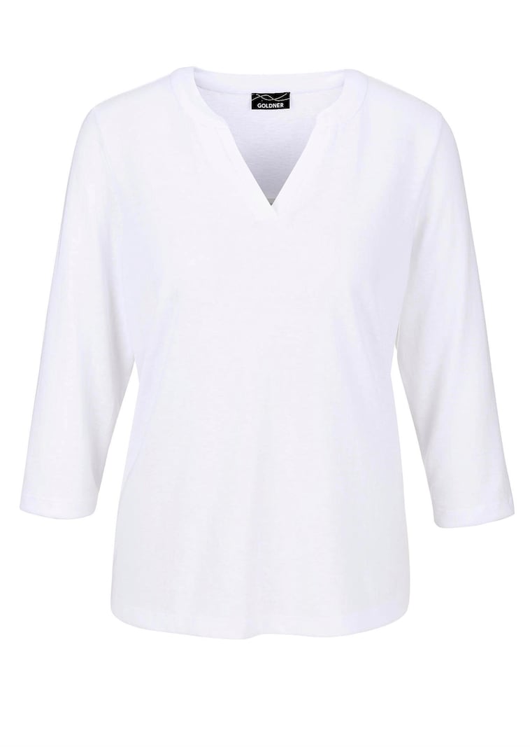 T-shirt en jersey de viscose aéré
