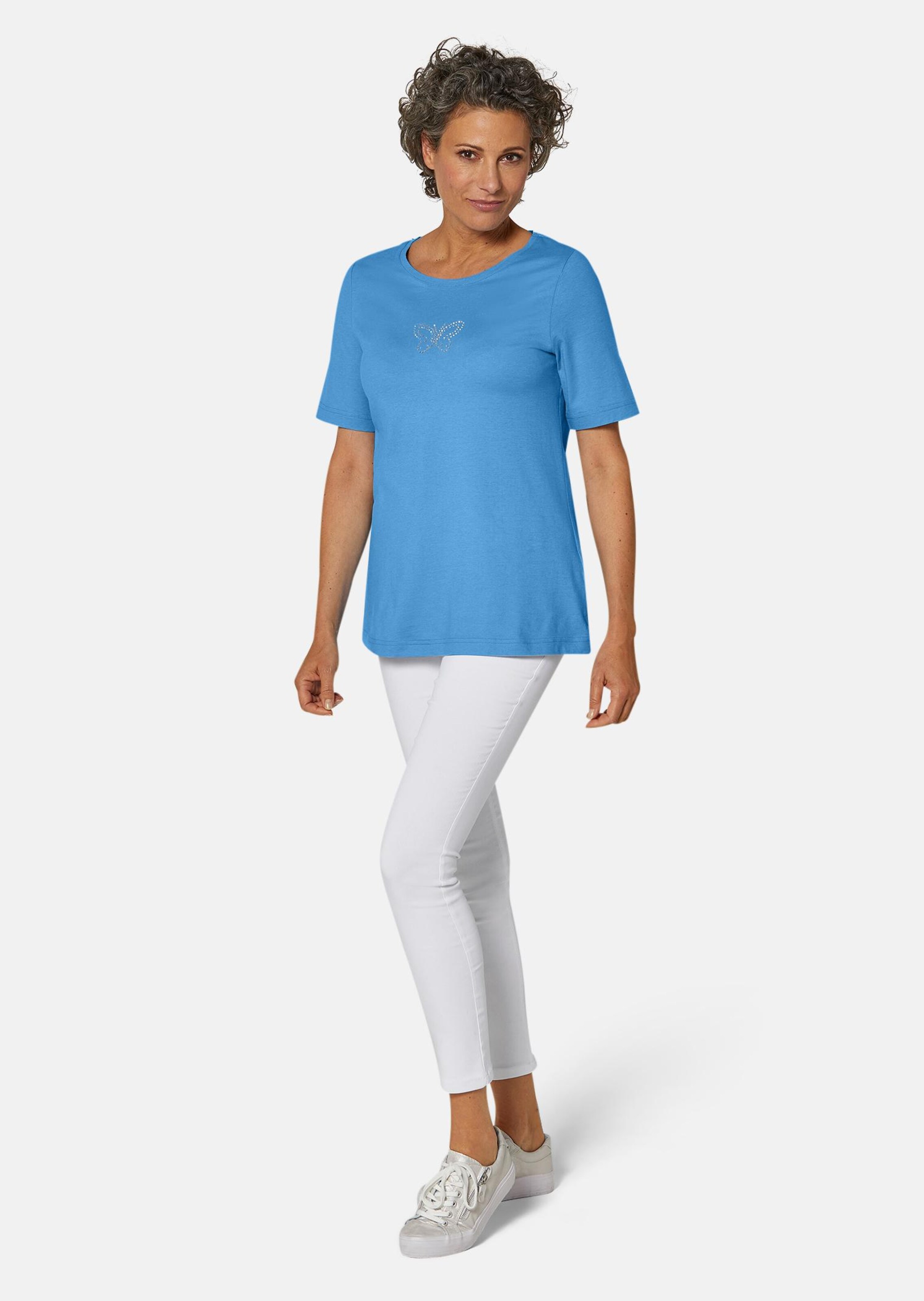 T-shirt avec application - bleu - Gr. 25 de Goldner Fashion