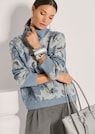 Floraler Jacquard-Pullover mit Rollkragen thumbnail 4