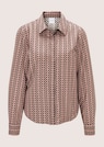 Geschmeidige Bluse mit geometrischem Muster thumbnail 6