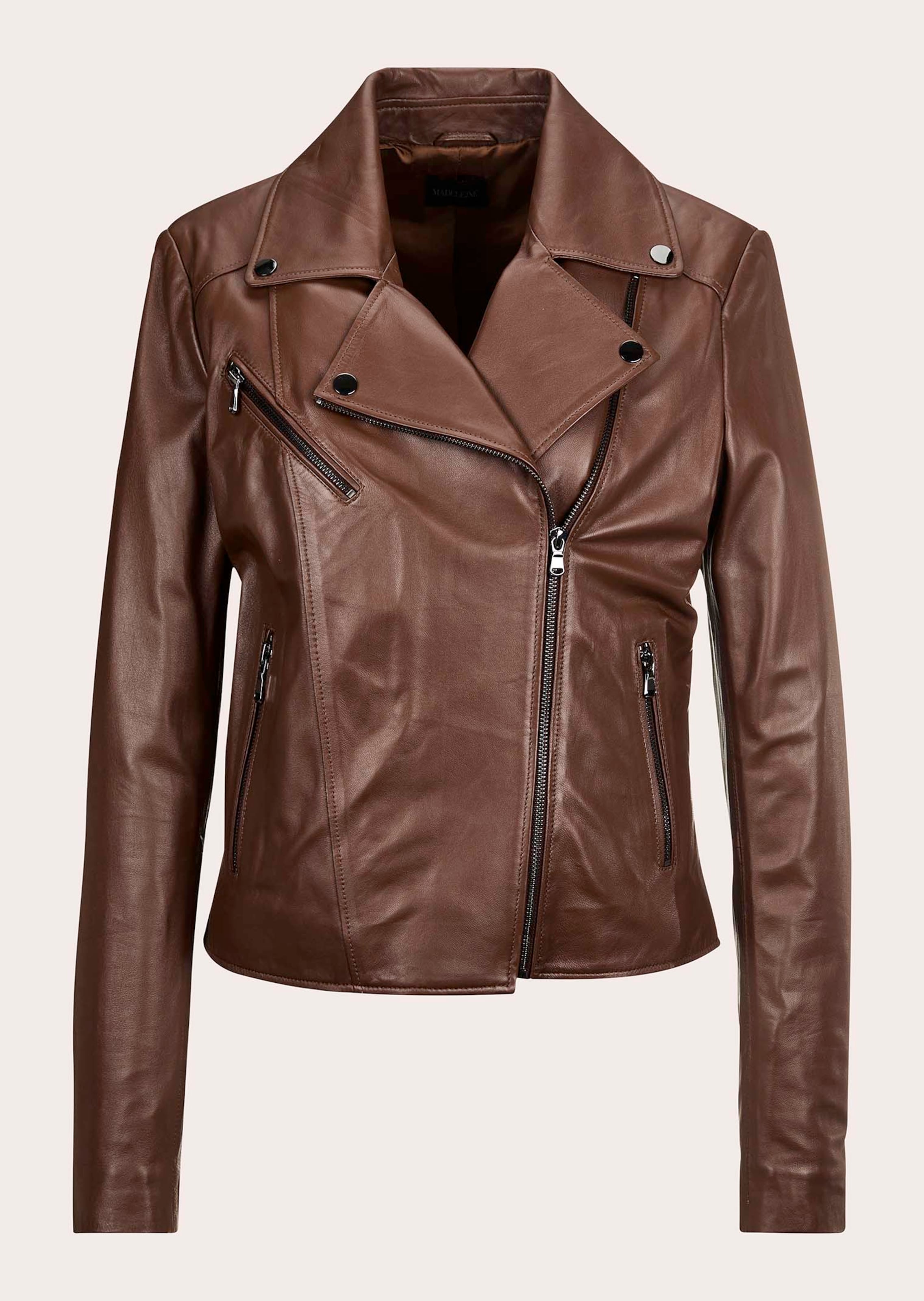 Lederjacke im Biker-Style