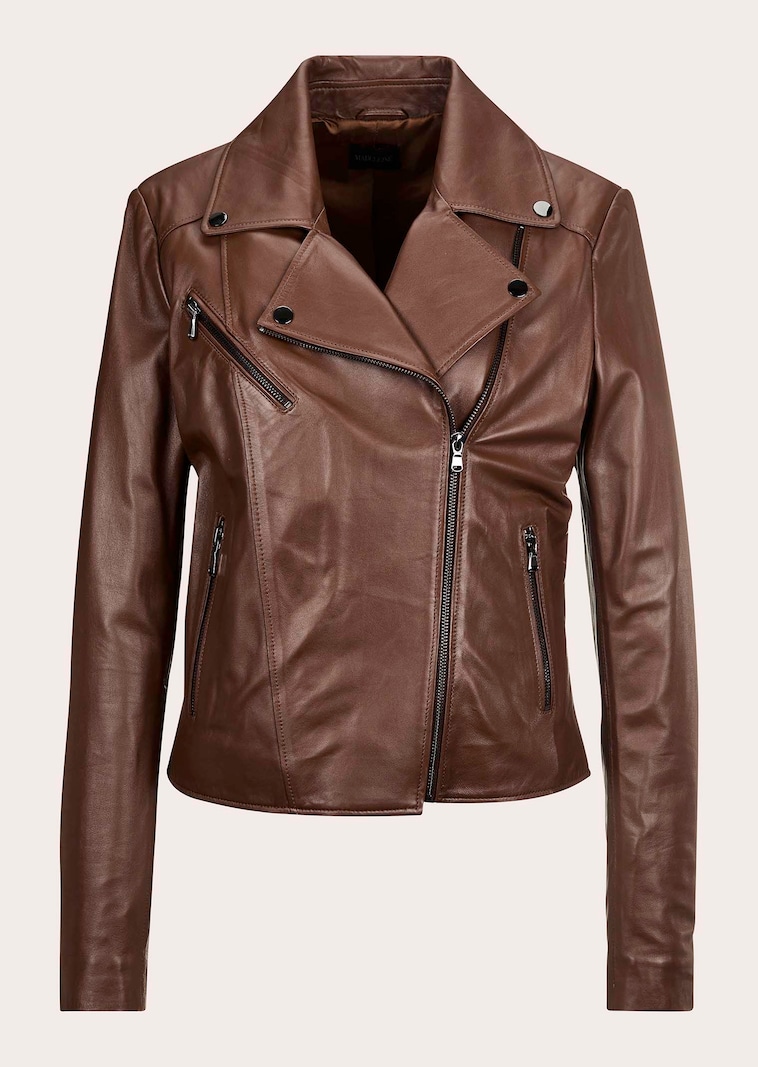 Lederjacke im Biker-Style