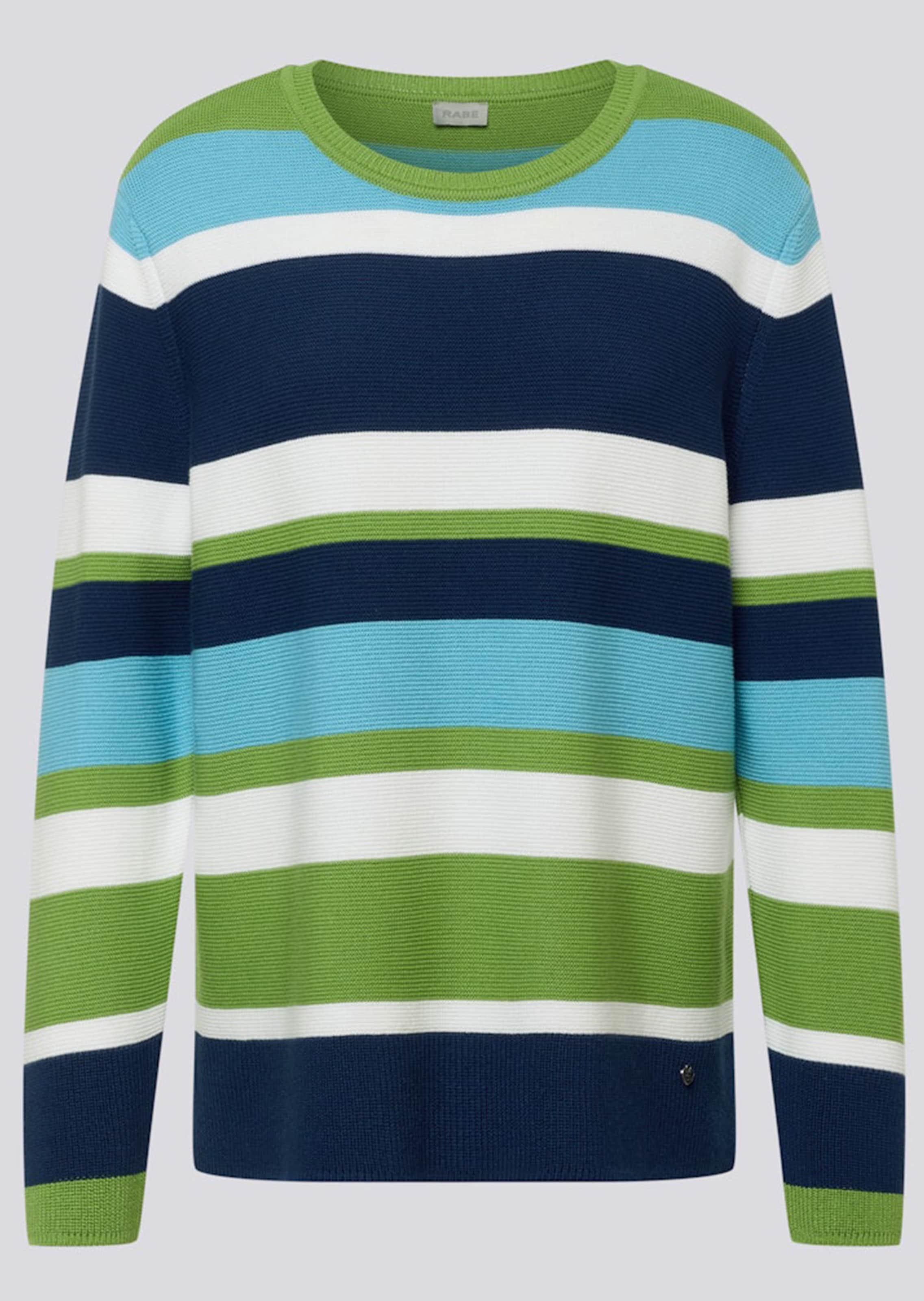 Strickpullover mit Blockstreifen