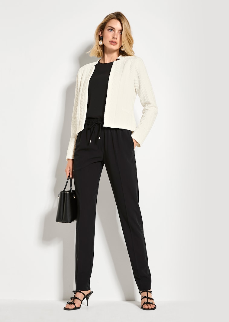 Veste courte en jersey