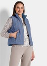 Omkeerbaar vest met tricot en gewatteerde kant thumbnail 3