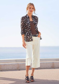 Chiffon-Bluse im Leo-Look thumbnail 6