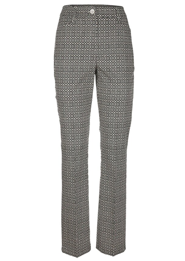 Hose mit grafischem Dessin 4