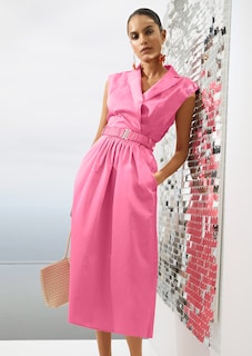 Mouwloze zomerjurk met rimpeldetails thumbnail 7