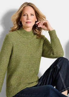 Tricot pullover in bouclé-look thumbnail 4