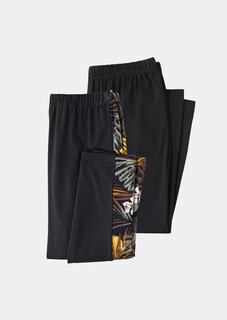 Seidig glänzende Leggings im Doppelpack thumbnail 4