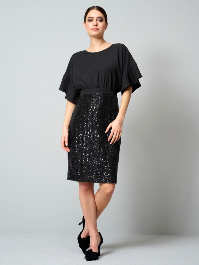 Kleid mit Pailelttenrock 2