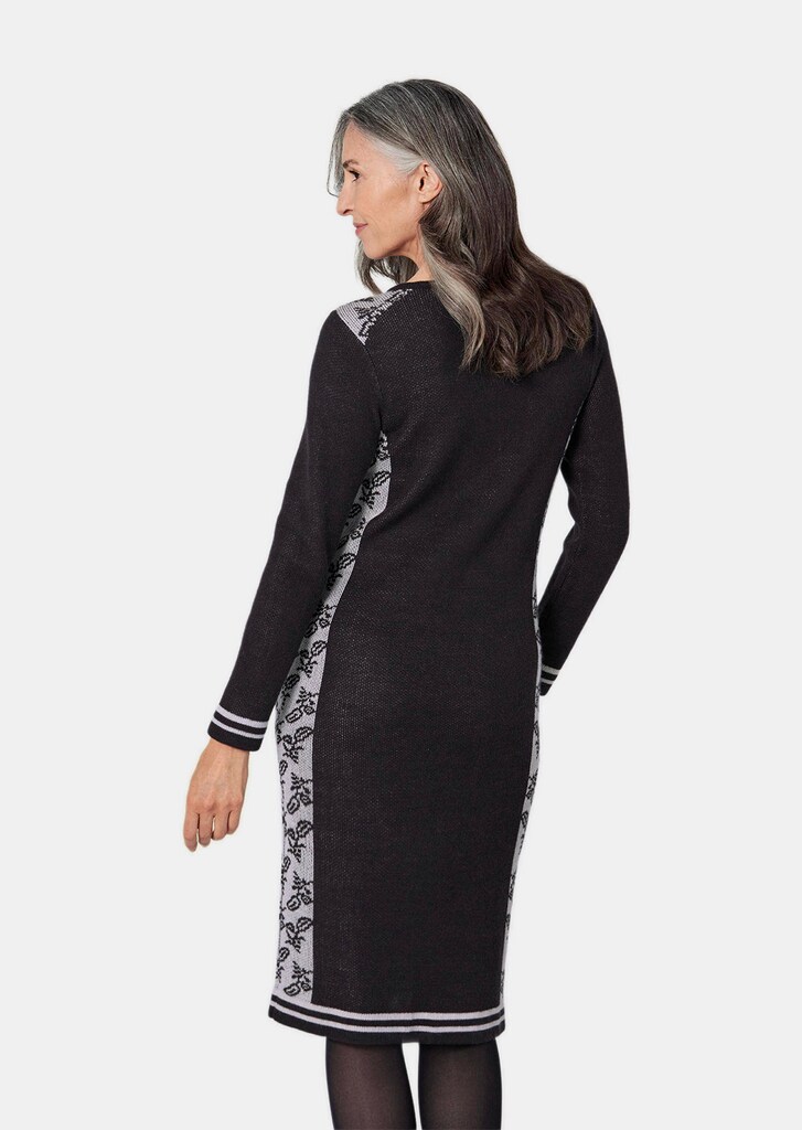 Jacquard Strickkleid 2