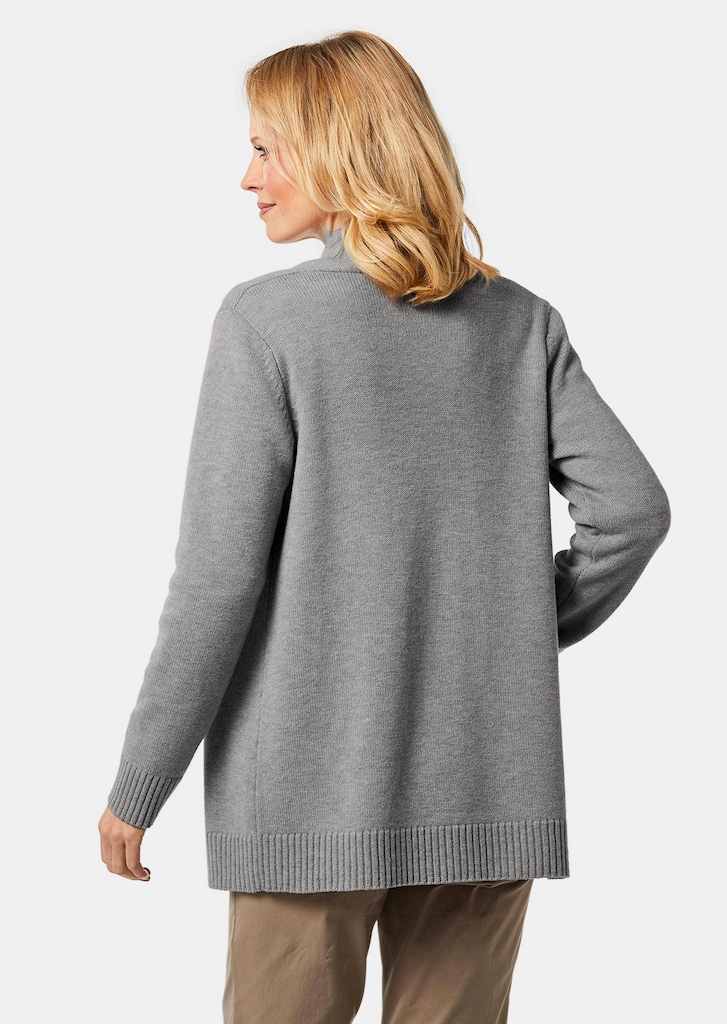 Schalkragenstrickjacke