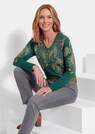 Shirt met lange mouwen en geplaatste paisleyprint thumbnail 4