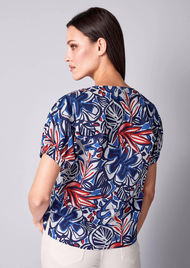 Bluse mit V-Ausschnitt 2