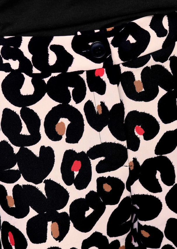 Hose mit Animal-Print 1