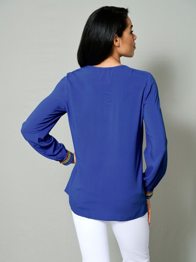 Tunika mit bunter Stückerei 2