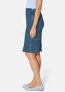 Denim skirt with fringes thumbnail 4