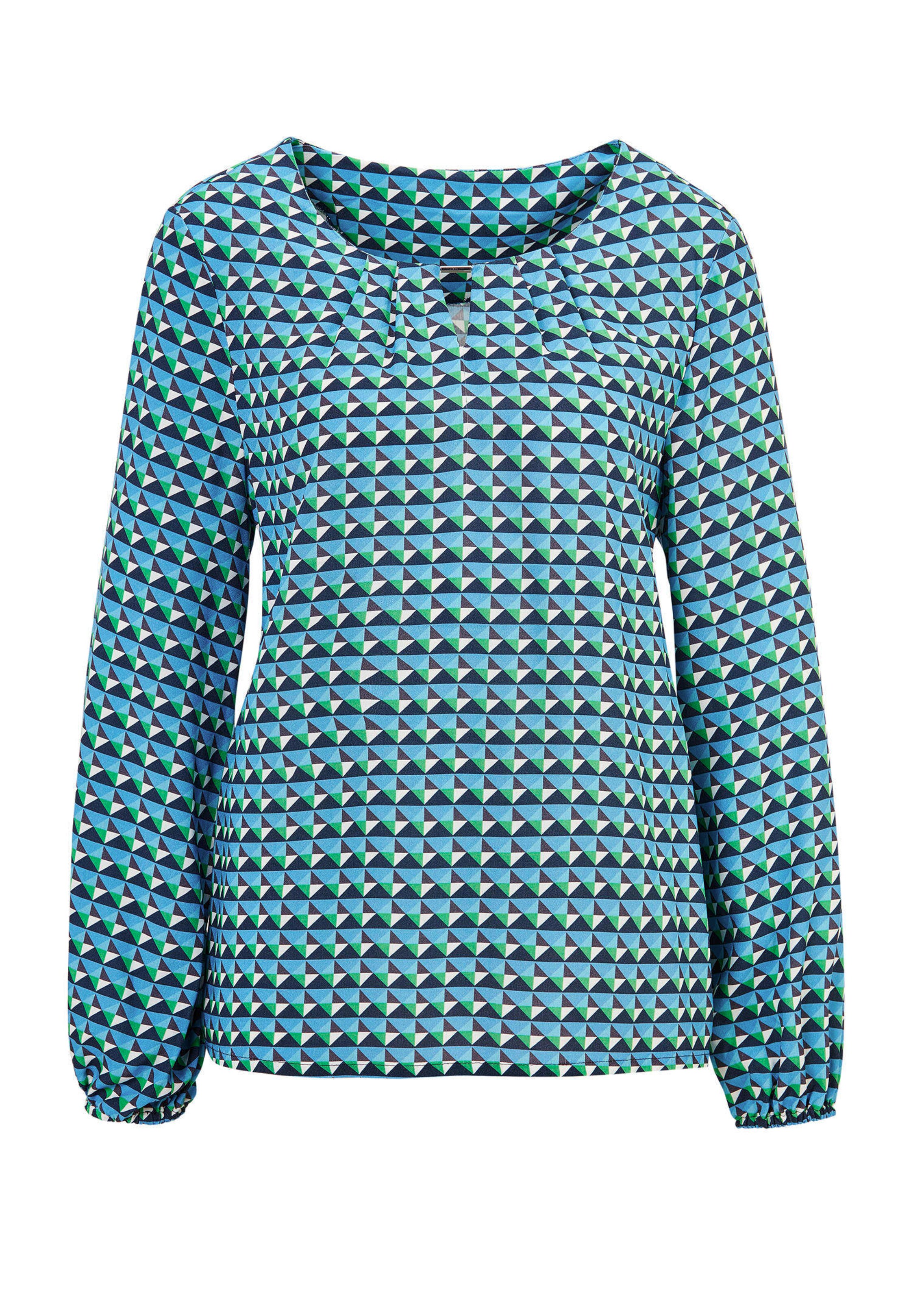 Druckbluse aus reiner Viskose