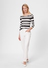 Striped shirt with boat neckline thumbnail 2