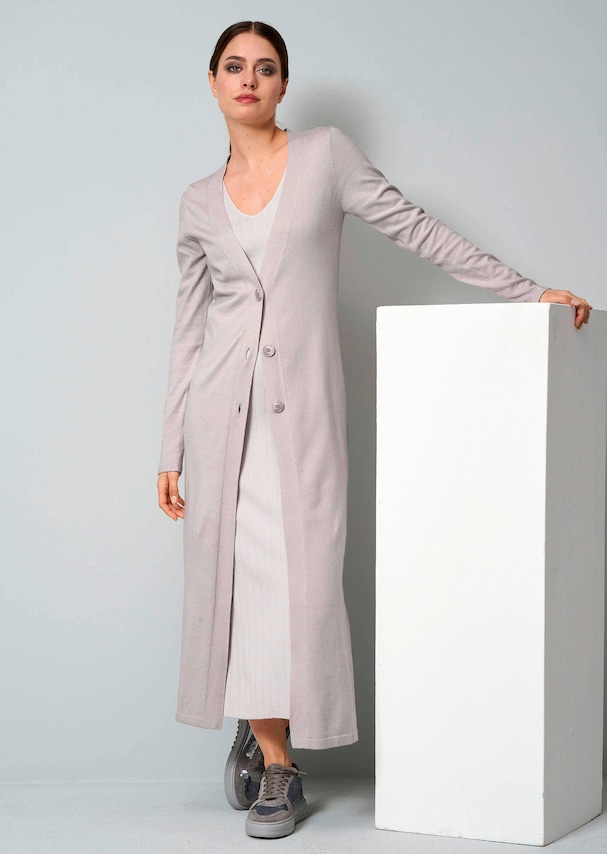 Strickjacke in Maxilänge 3