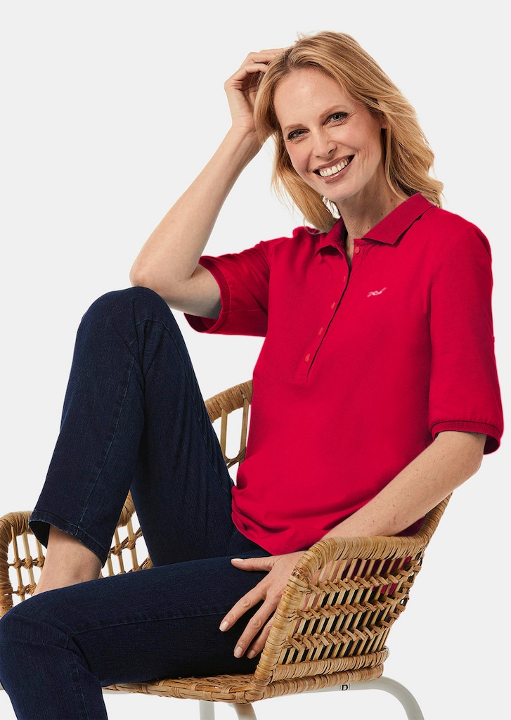 Poloshirt in hochwertiger Pikee-Qualität