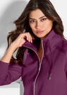 Veste sweat avec liens en satin thumbnail 3
