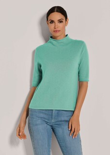 Cashmere half-sleeved jumper thumbnail 1