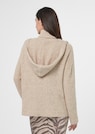 Strickjacke mit Kapuze in Bouclé-Optik thumbnail 3