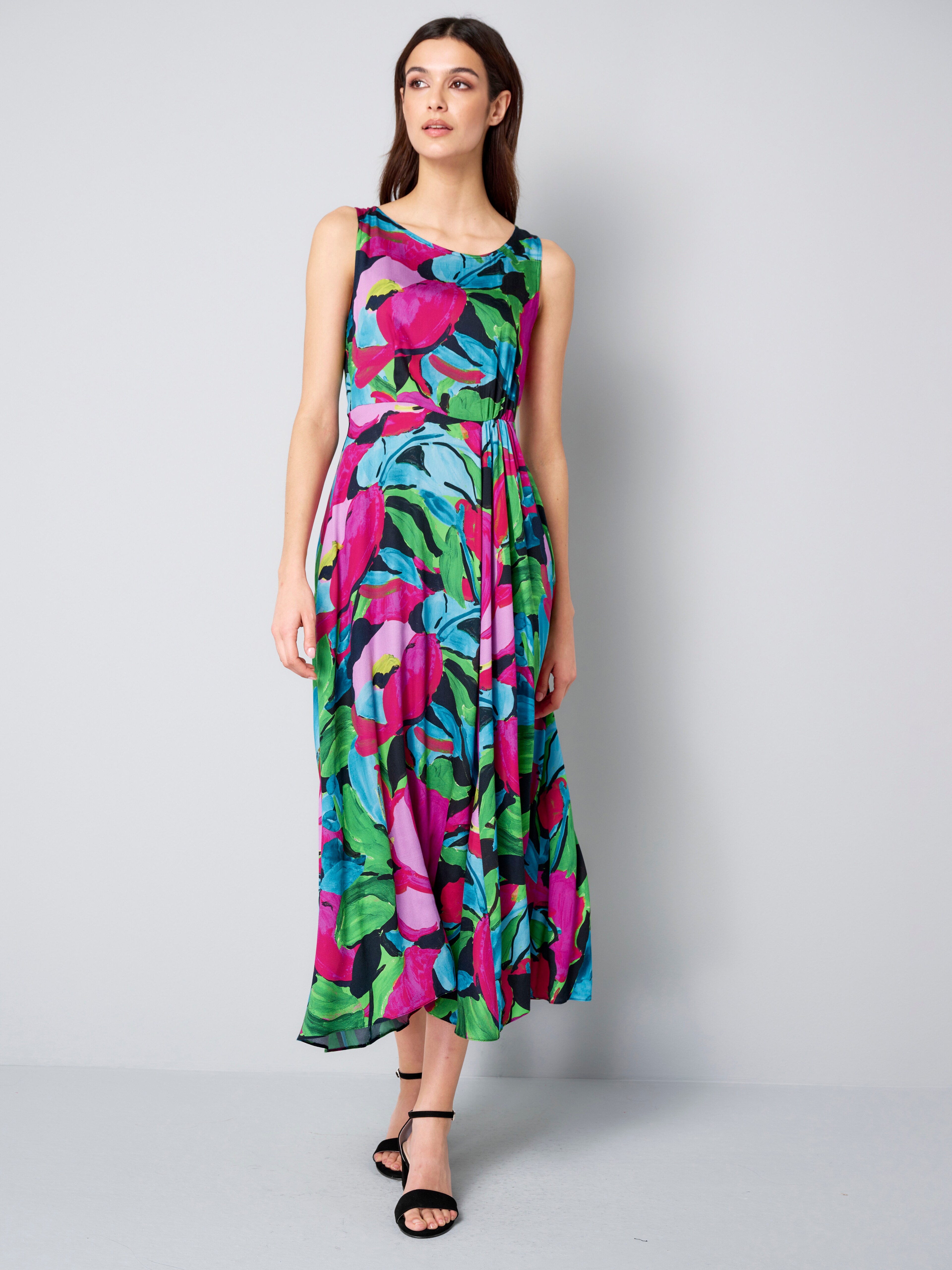 Maxikleid im Blumendessin