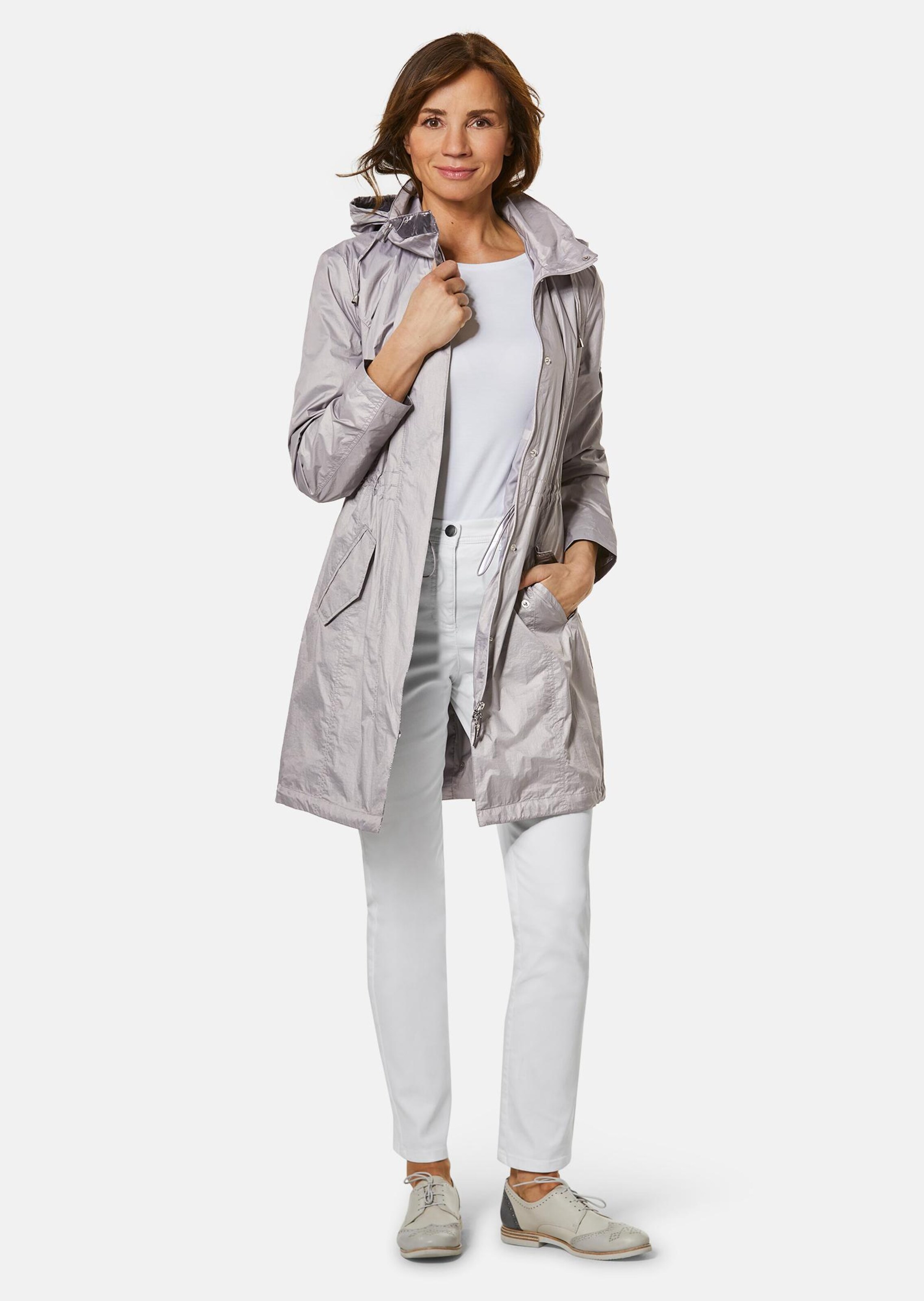 Parka aux détails métalliques - gris - Gr. 23 de Goldner Fashion