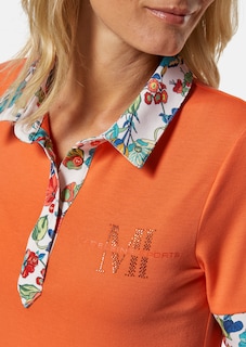 Polo shirt with floral accents thumbnail 5
