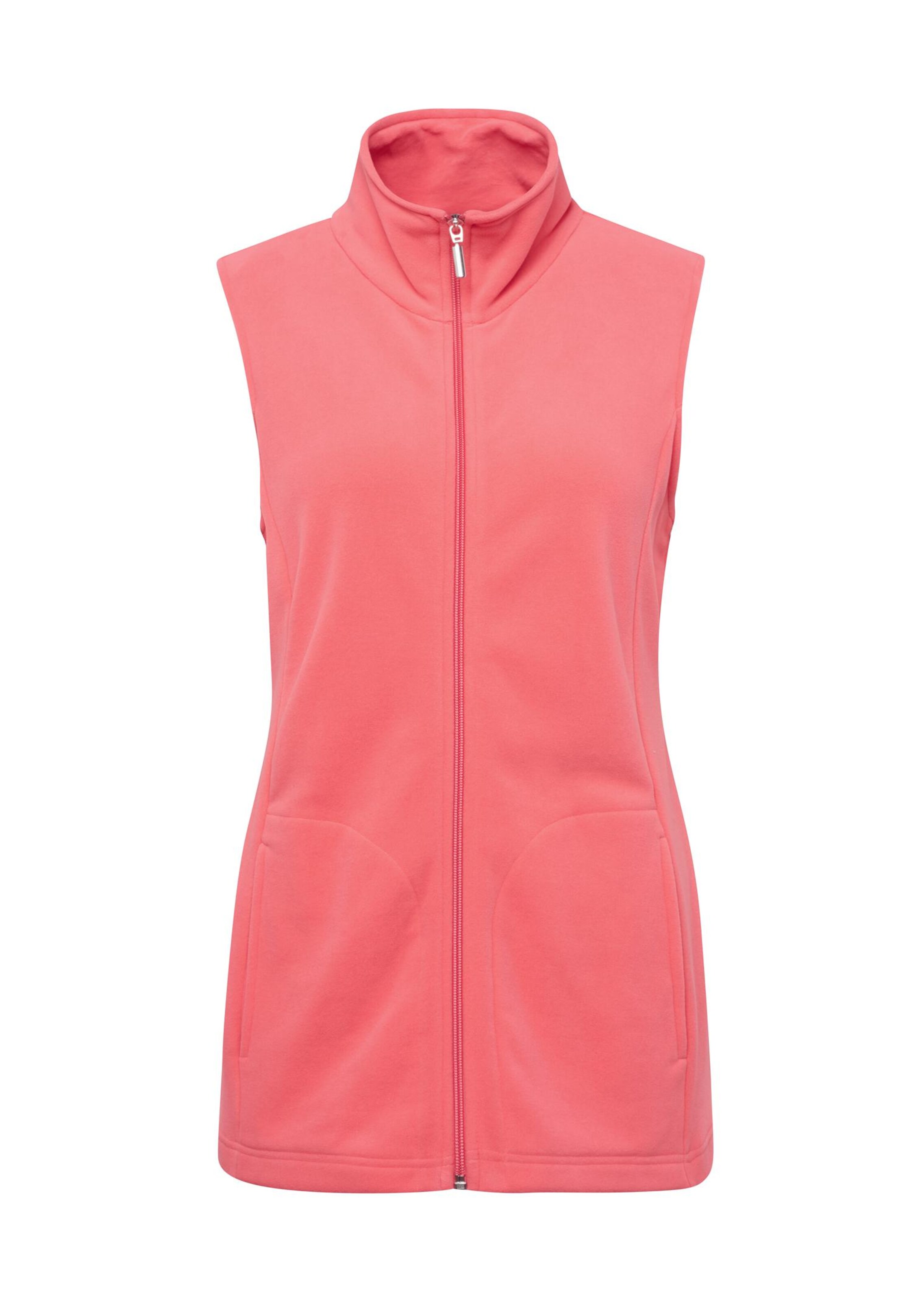 Gilet polaire avec poches profondes - corail - Gr. 48 de Goldner Fashion