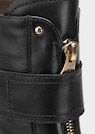 Leder-Stiefelette mit Schnalle thumbnail 3