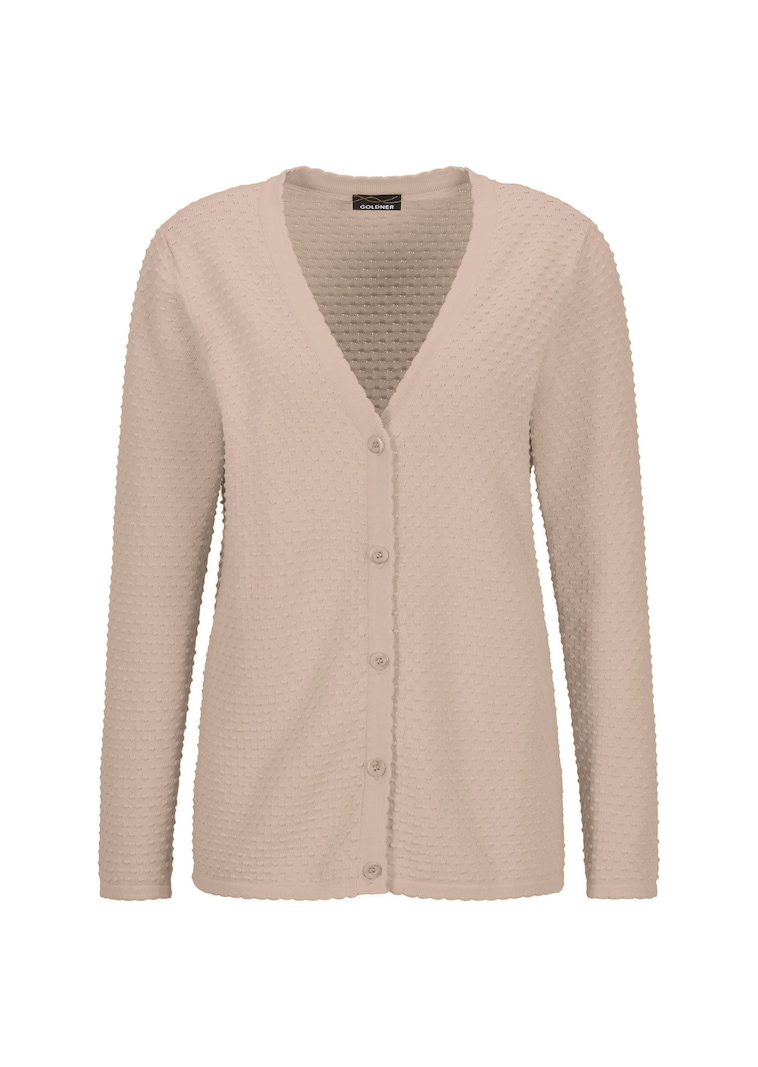 Tricot jasje met stippenmotief