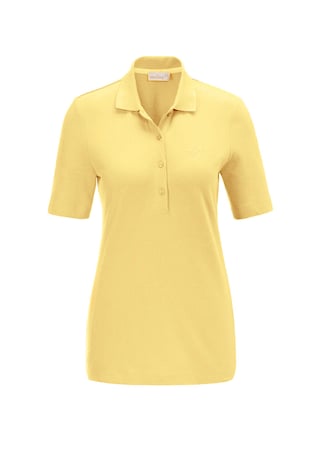 gelb Poloshirt in hochwertiger Pikee-Qualität