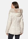 Padded jacket with fur and leather trims thumbnail 3