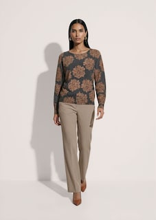 Pull en cachemire à imprimé floral all-over thumbnail 2