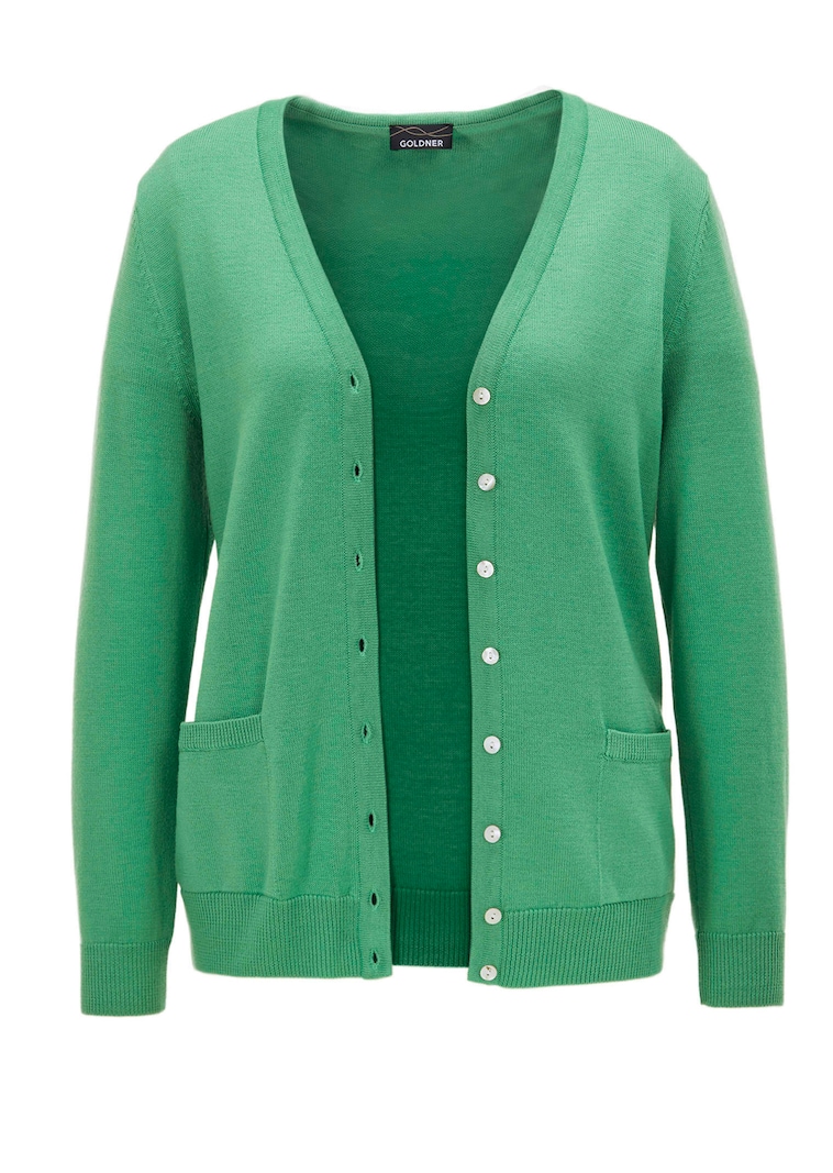 Strickjacke aus reiner Merinowolle