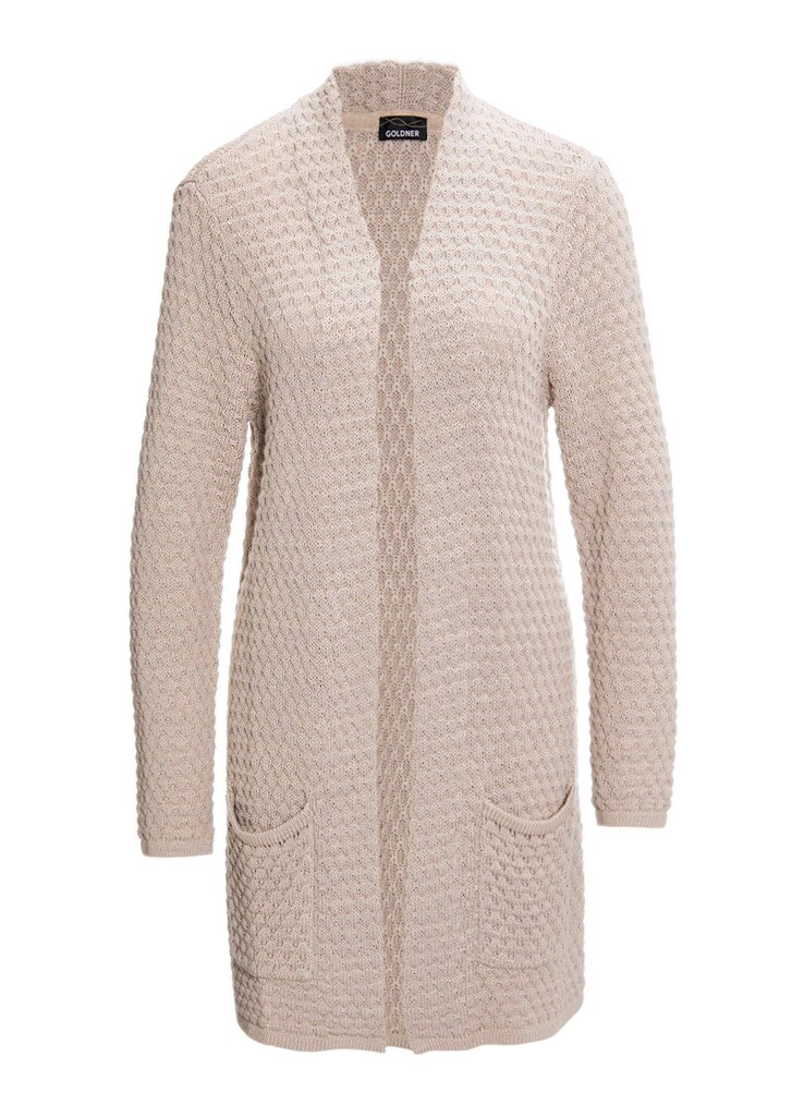 Strickjacke in raffinierter Struktur