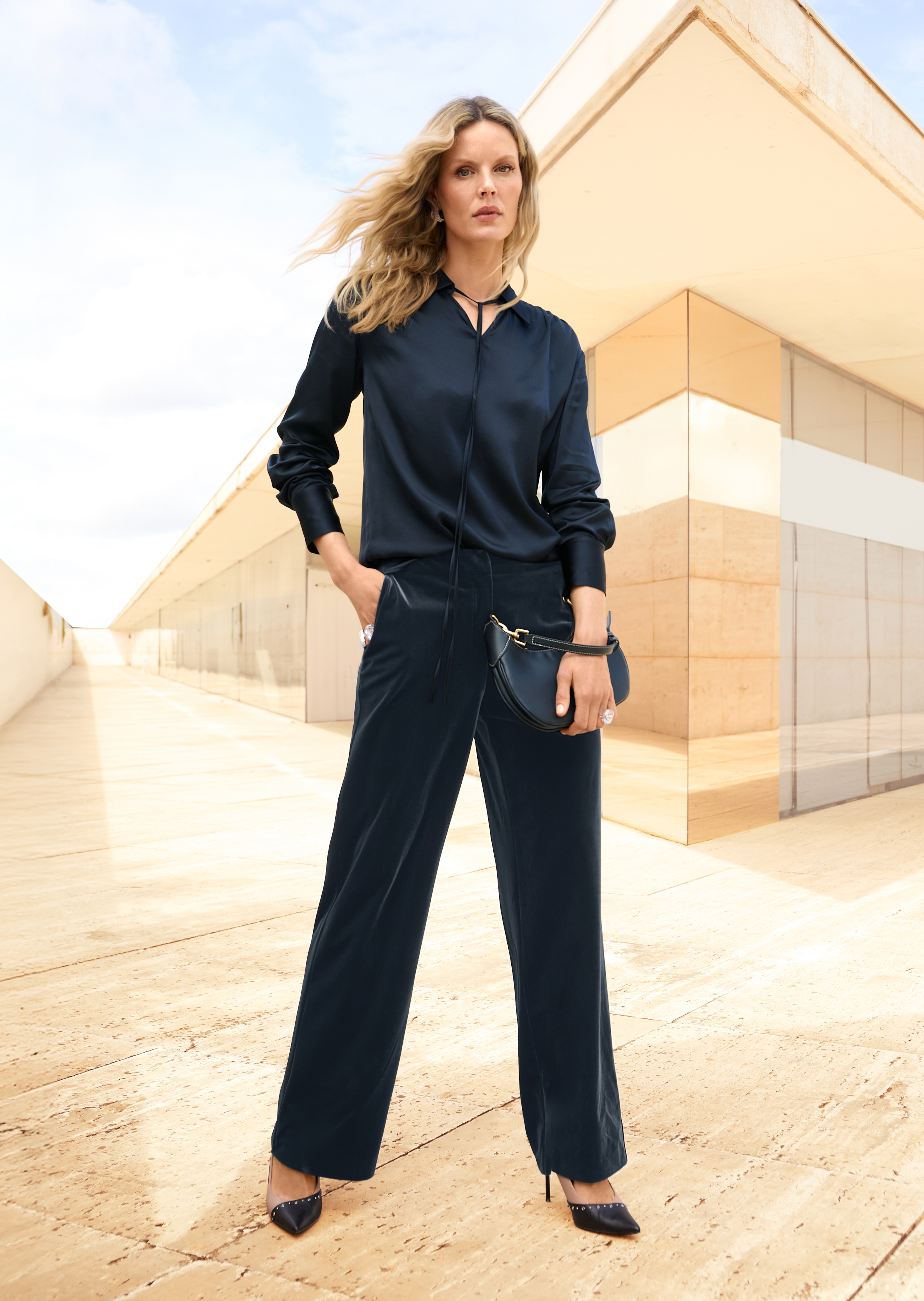 Elegante Samthose