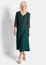 Kleid mit paillettenbesetzter Spitzenjacke thumbnail 1