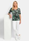 T-shirt en viscose avec imprimé palmier thumbnail 4