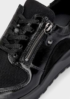 Chaussures à lacets hallux en cuir et textile thumbnail 3
